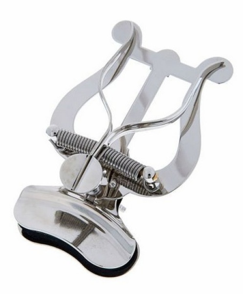 Marschnotenhalter, Klein, Trompete a. Becher, N.